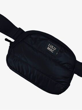 LuLu Mac women’s puffer metallic belt bag